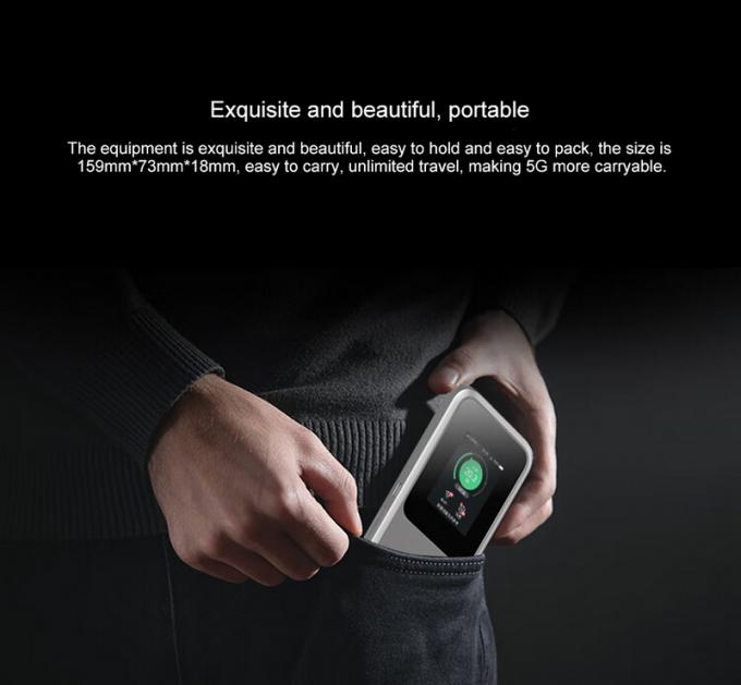 Bộ phát WiFi Di động ZTE U50 Pro 5G với Qualcomm SDX62, WiFi 6 2.4G/5G AX3600, Điểm phát sóng không dây 4G với Pin dự phòng 10000mAh 5