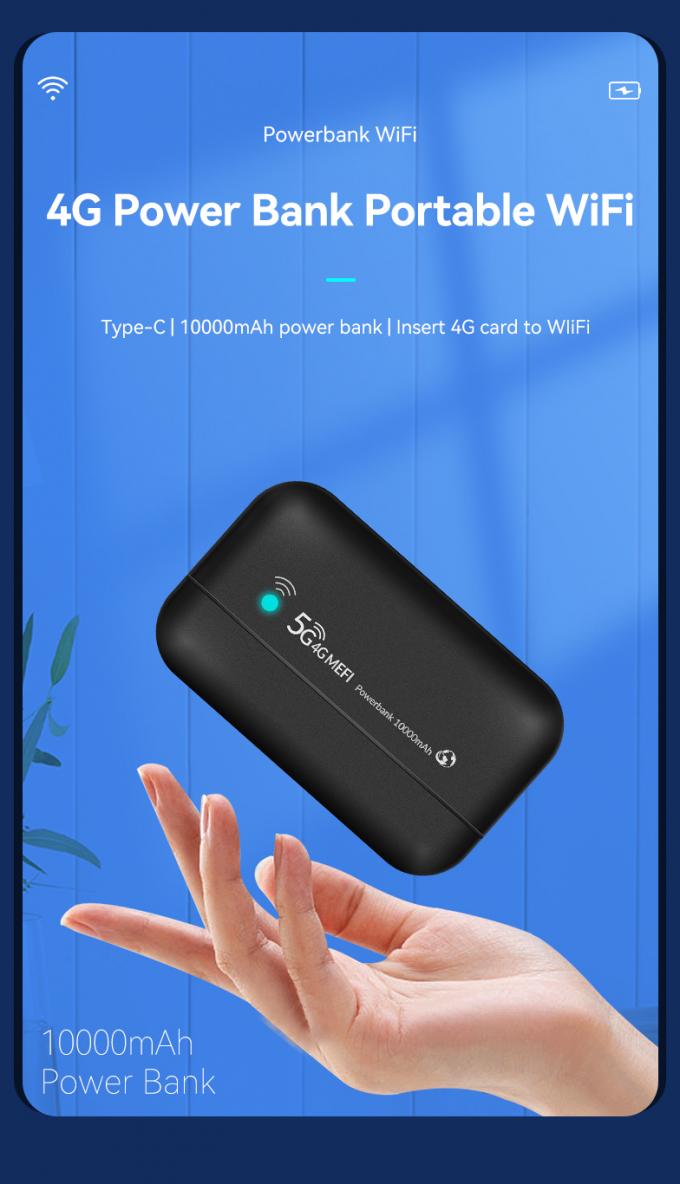 4G Wifi Routers G41 B2 B4 B7 B28 Portable Pocket Wifi With Sim Card 150mbps Wireless Mifis with Power Bank 2
