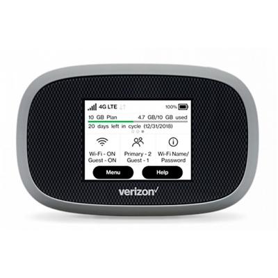 Inseego Verizon Jetpack MiFi 8800L Điểm truy cập di động LTE toàn cầu Pin 4400 MAh