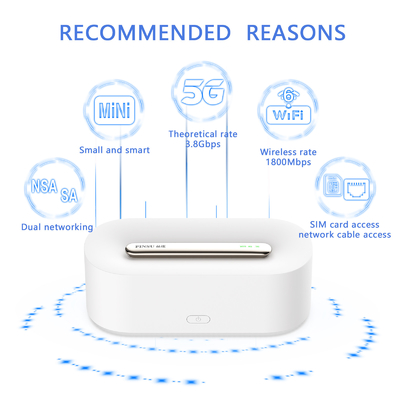 Mua Bộ định tuyến di động Pinsu R200 5G Wifi di động với bộ định tuyến WiFi RJ45 5G CPE online manufacture