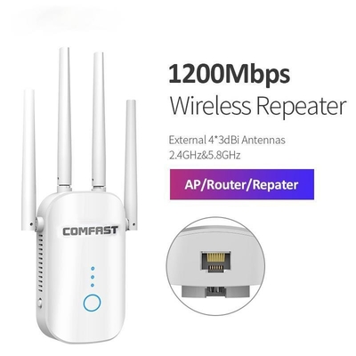 Mua Bộ lặp Wifi mạnh 1200Mbps Bộ mở rộng Wifi tầm xa 2.4G/5GHz 802.11ac online manufacture