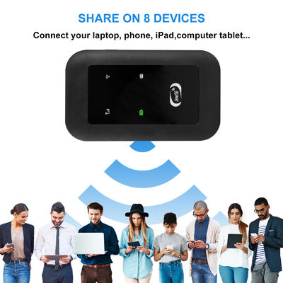 Điện thoại di động tốc độ cao MF800 Điện thoại di động không dây CAT4 Điện thoại di động không dây SIMcard Đơn vị nhị phân 150mbps Điện thoại di động Điện thoại di động 4g Lte GSM Wifi Router