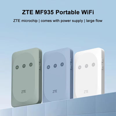 Không khóa ZTE MF935 Pocket WiFi Router 150Mbps 4G LTE Router Portable Modem Outdoor Hotspot Với khe cắm Sim Card 2000mAh Pin